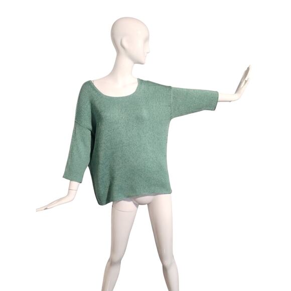 Peruvian Connection Women's XL Wanderer Pullover Prep Quiet Luxury Old Money Top - Picture 1 of 9